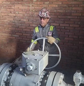 Apertura y cierre manual de Válvulas